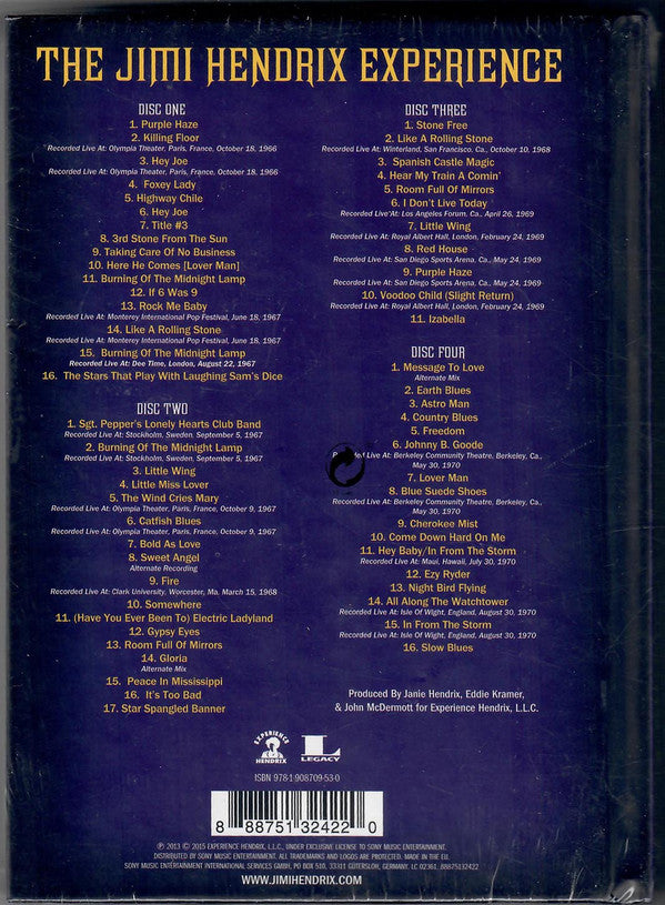 The Jimi Hendrix Experience : The Jimi Hendrix Experience (Box, Comp + 4xCD)