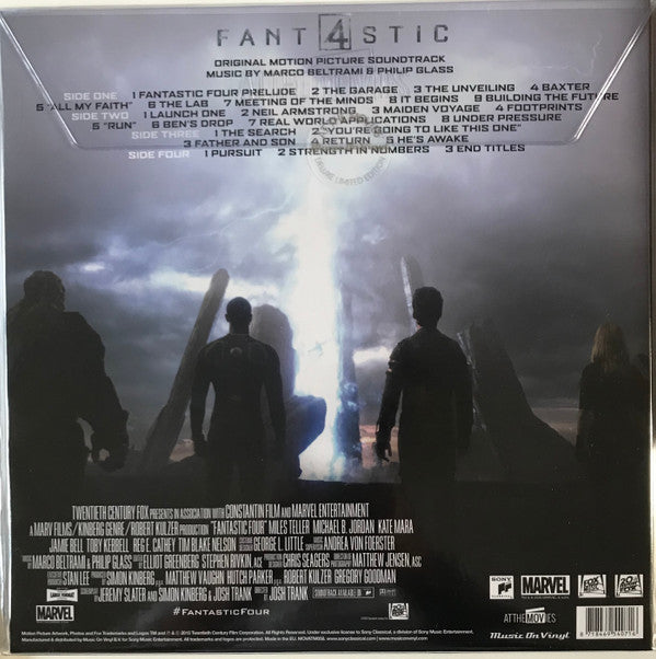 Marco Beltrami & Philip Glass : Fant4stic (2xLP, Album, Ltd, Num, Ora)