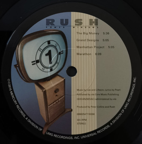Rush : Power Windows (LP, Album, RE, 180)