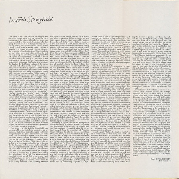 Buffalo Springfield : Buffalo Springfield (2xLP, Comp, RE)