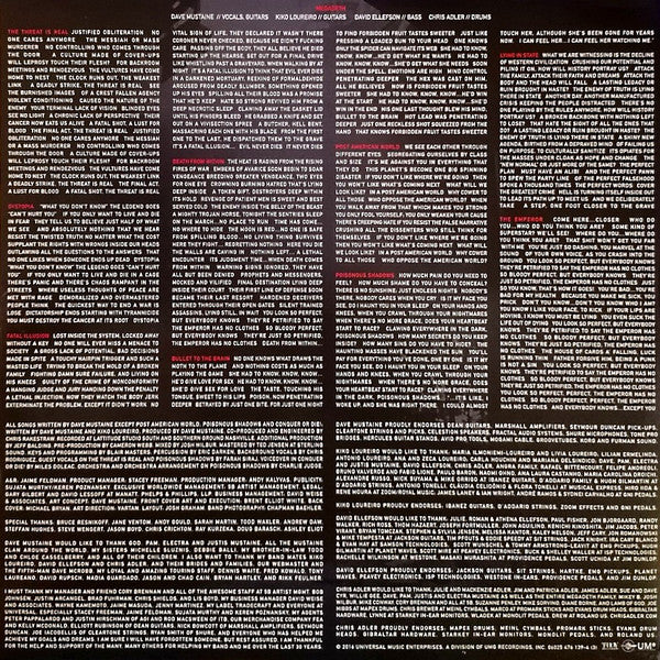Megadeth : Dystopia (LP, Album)