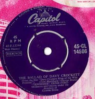 Tennessee Ernie Ford : Ballad Of Davy Crockett / Farewell (7", Single)