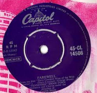 Tennessee Ernie Ford : Ballad Of Davy Crockett / Farewell (7", Single)