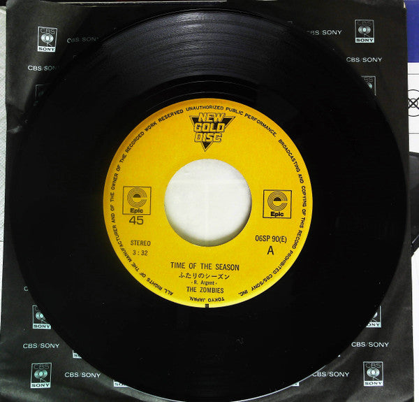 The Zombies = The Zombies : ふたりのシーズン = Time Of The Season (7", RE)