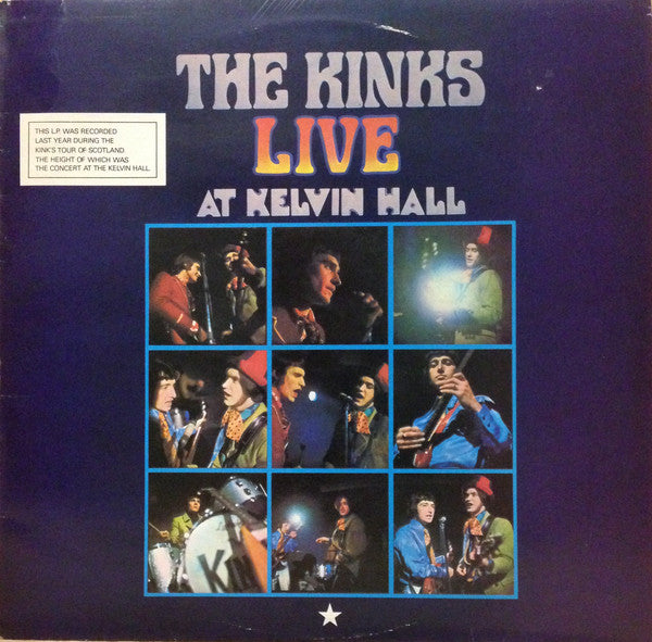 The Kinks : Live At Kelvin Hall (LP, Album, RE)