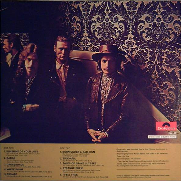 Cream (2) : Best Of Cream (LP, Comp, RE)