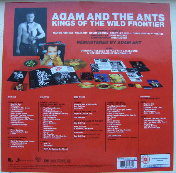 Adam And The Ants : Kings Of The Wild Frontier (Box, Dlx + CD, Album, RE, RM + CD + DVD-V, Comp, N)
