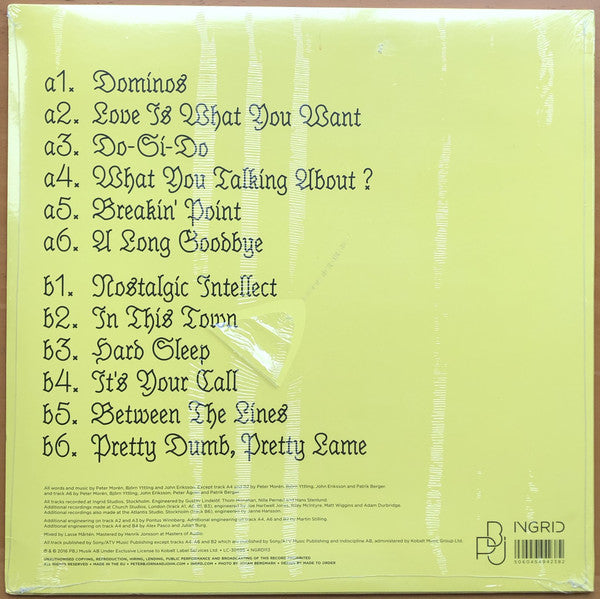 Peter Bjorn And John : Breakin' Point (LP, Album)
