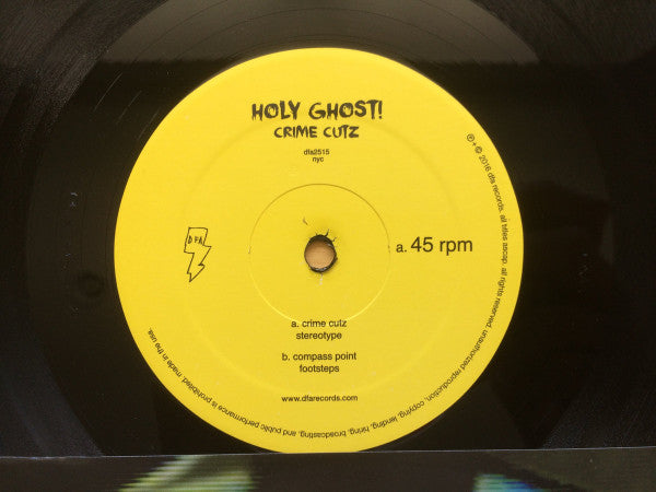Holy Ghost! : Crime Cutz (12", EP, Ltd)