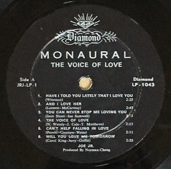 Joe Junior : The Voice Of Love (LP, Album)