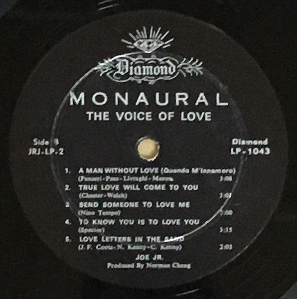 Joe Junior : The Voice Of Love (LP, Album)