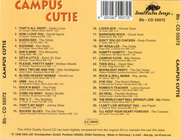 Various : Campus Cutie (CD, Comp)