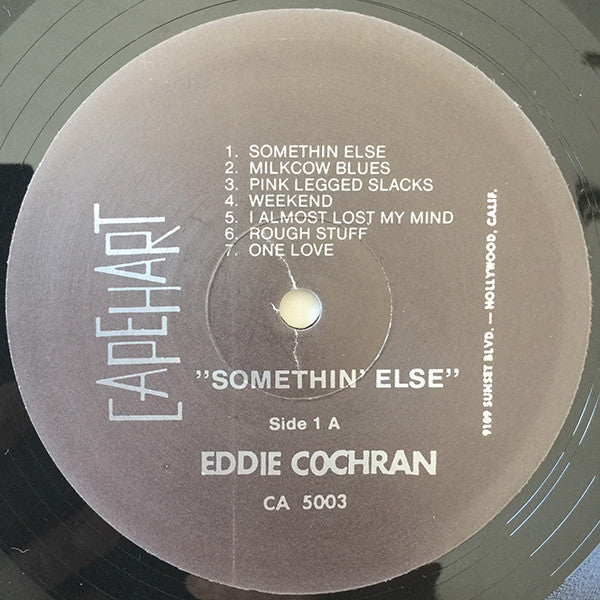 Eddie Cochran : Somethin' Else (LP, Comp, Mono)