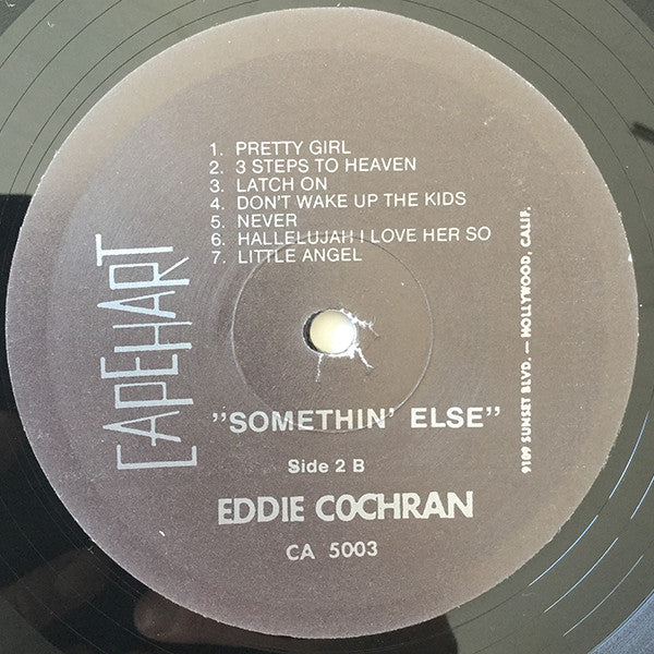 Eddie Cochran : Somethin' Else (LP, Comp, Mono)