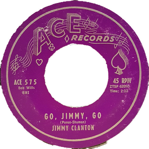 Jimmy Clanton : Go, Jimmy, Go (7", Single, Mono, Styrene, Pur)
