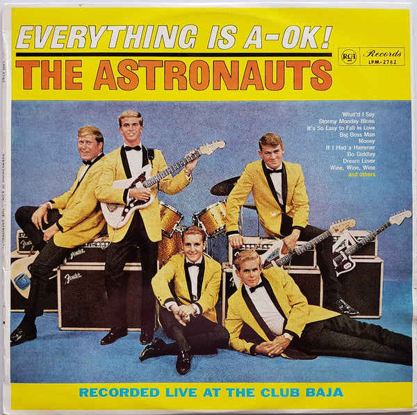 The Astronauts (3) : Everything Is A-OK! (LP, Album, Mono)
