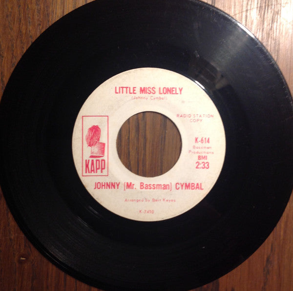 Johnny Cymbal : Little Miss Lonely / Connie (7", Promo)