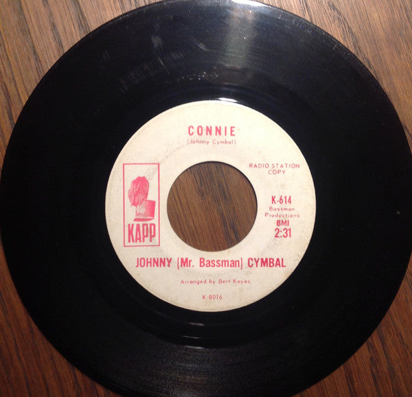 Johnny Cymbal : Little Miss Lonely / Connie (7", Promo)