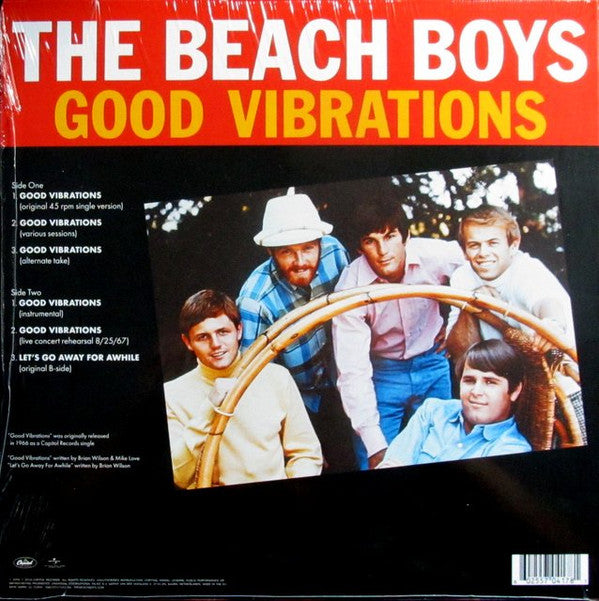 The Beach Boys : Good Vibrations (12", EP, Red)