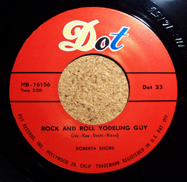 Roberta Shore : Rock And Roll Yodeling Guy (7", Single)
