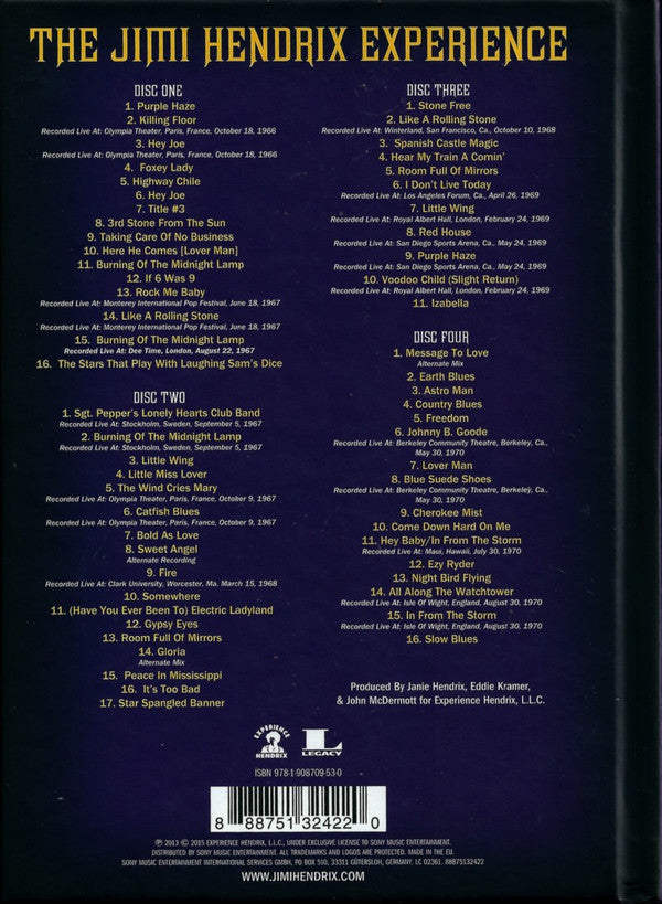 The Jimi Hendrix Experience : The Jimi Hendrix Experience (Box, Comp, RE + 4xCD)