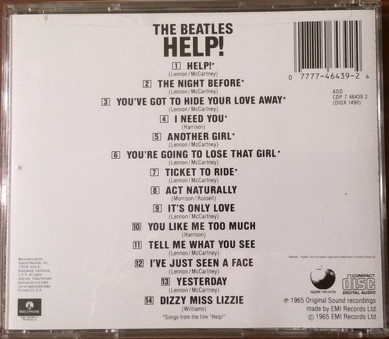 The Beatles : Help! (CD, Album, RE)