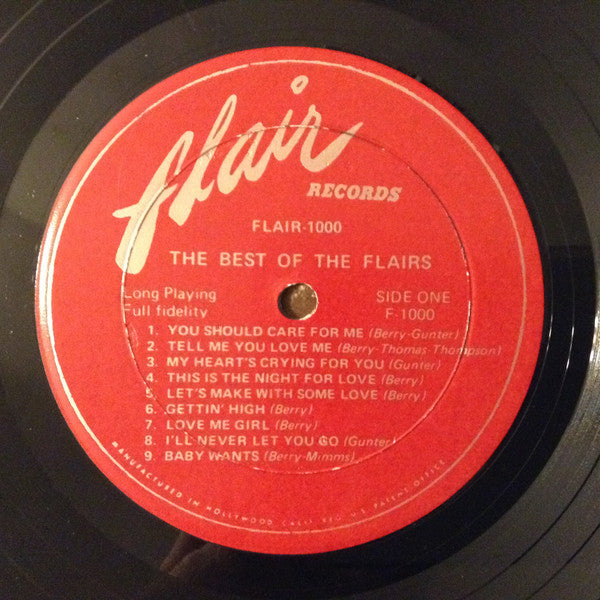 The Flairs : The Best Of The Flairs (LP, Comp)