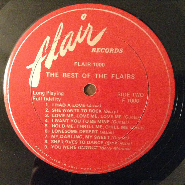 The Flairs : The Best Of The Flairs (LP, Comp)
