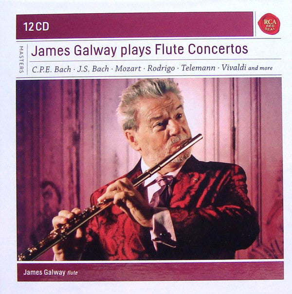 James Galway : James Galway Plays Flute Concertos (12xCD, RM + Box, Comp)