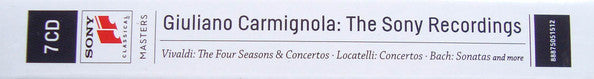 Giuliano Carmignola : The Sony Recordings (7xCD, Album, RE + Box, Comp)