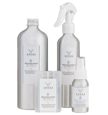 Organic Sanitiser Spray & Refill - Magnolia | Sovos - Wake Concept Store