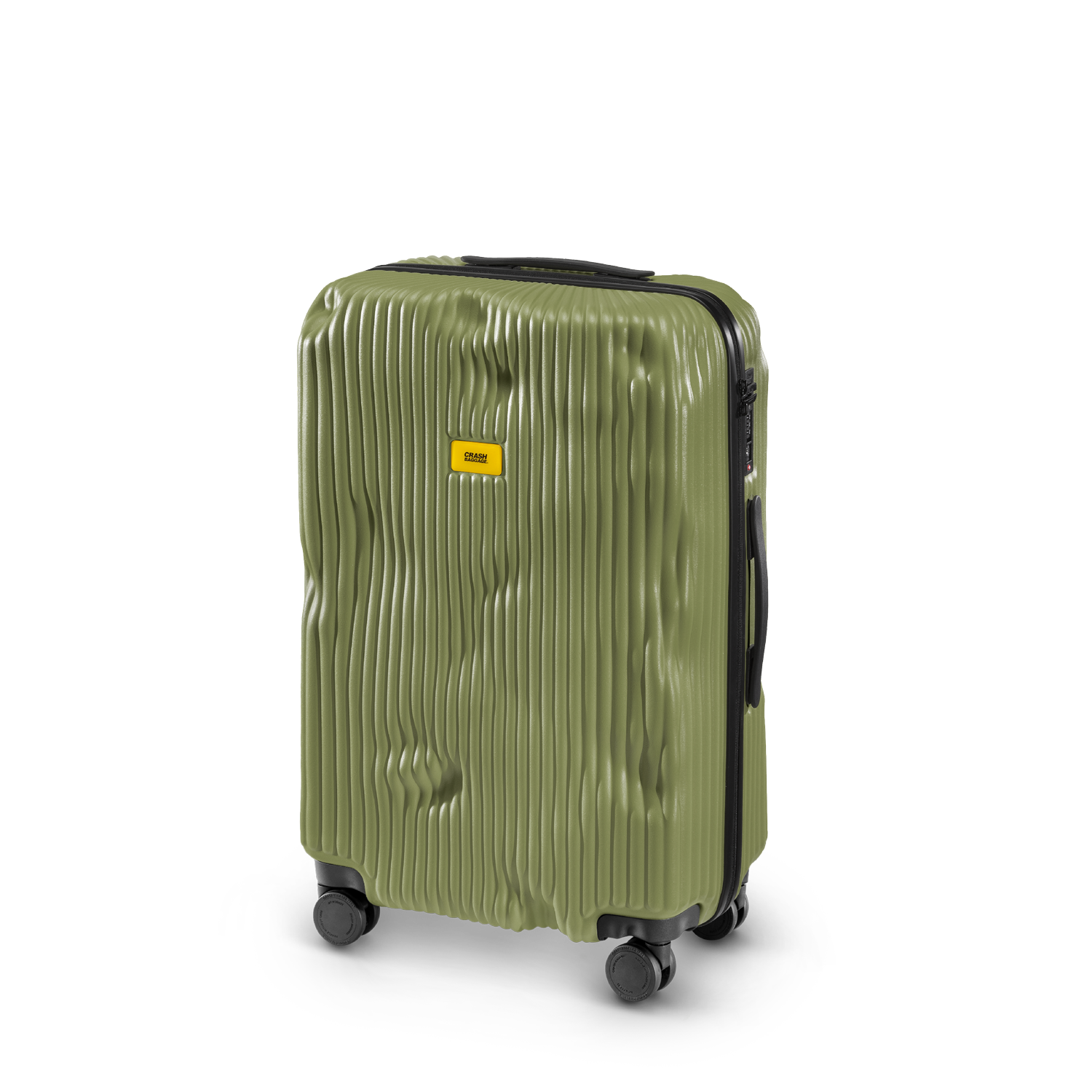 Stripe, Medium 4 Wheels Suitcase | Crash Baggage - Wake Concept Store