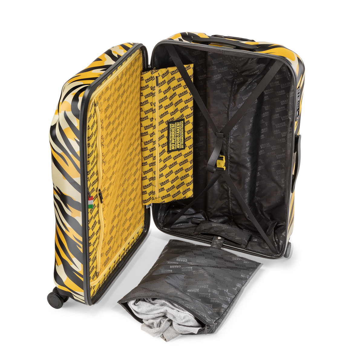 Icon, Camo Medium 4 Wheels Suitcase | Crash Baggage - Wake Concept Store