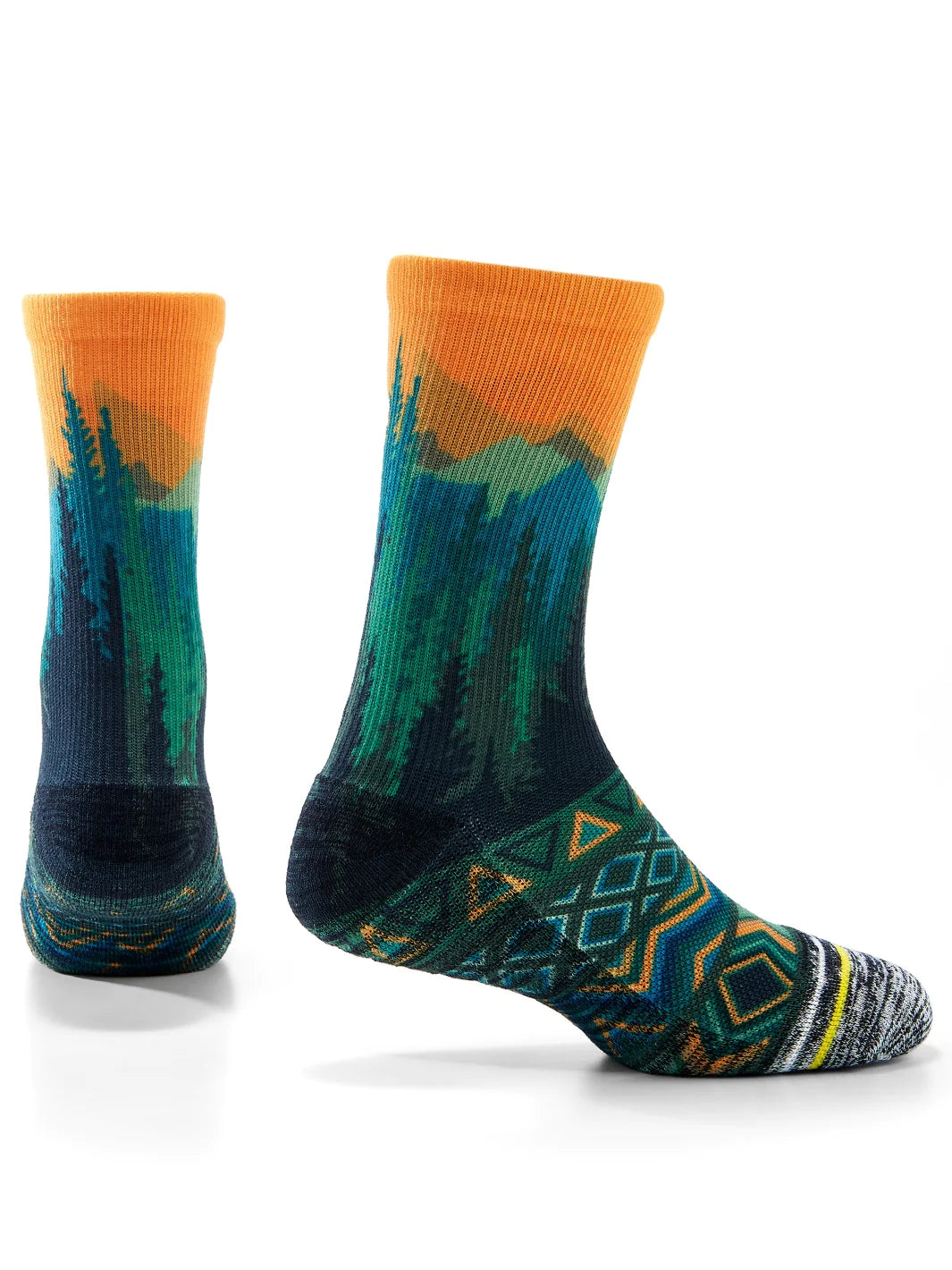Forest-Olive Yellow Eco-Cafe Socks | Aprime - Wake Concept Store