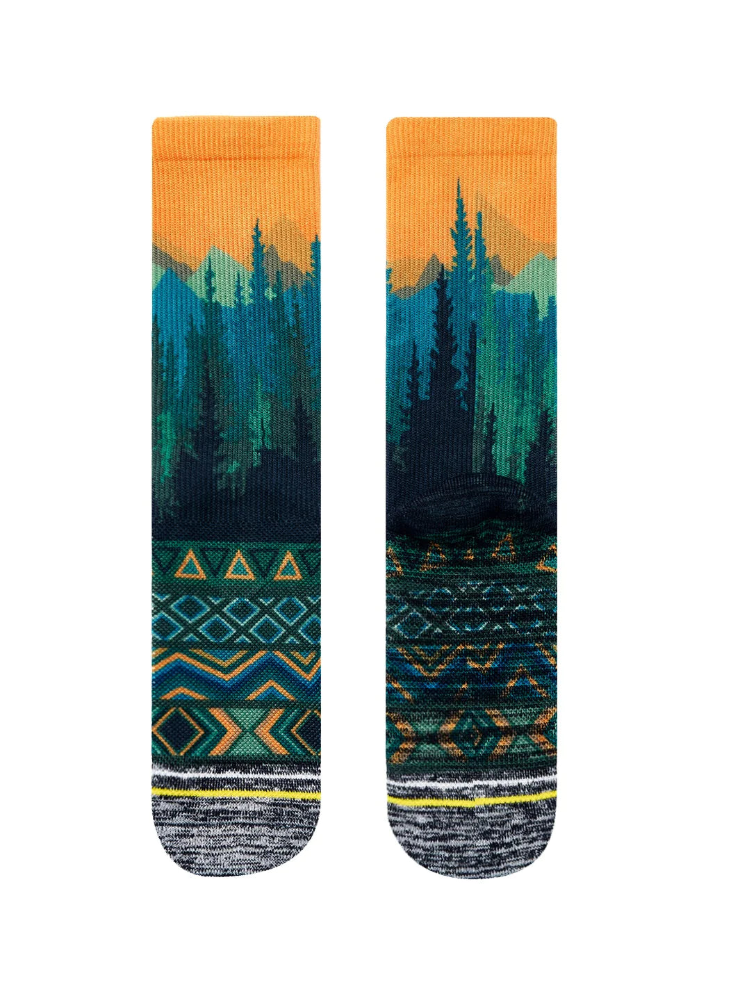 Forest-Olive Yellow Eco-Cafe Socks | Aprime - Wake Concept Store