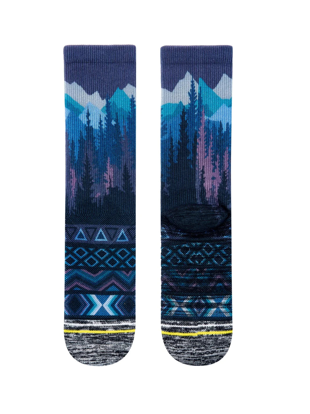 Forest-Purple Eco-Cafe Socks | Aprime - Wake Concept Store