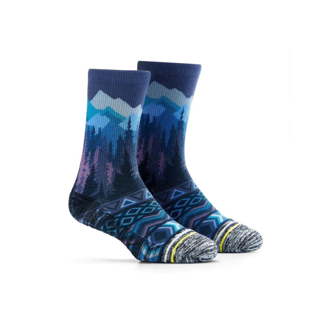 Forest-Purple Eco-Cafe Socks | Aprime - Wake Concept Store