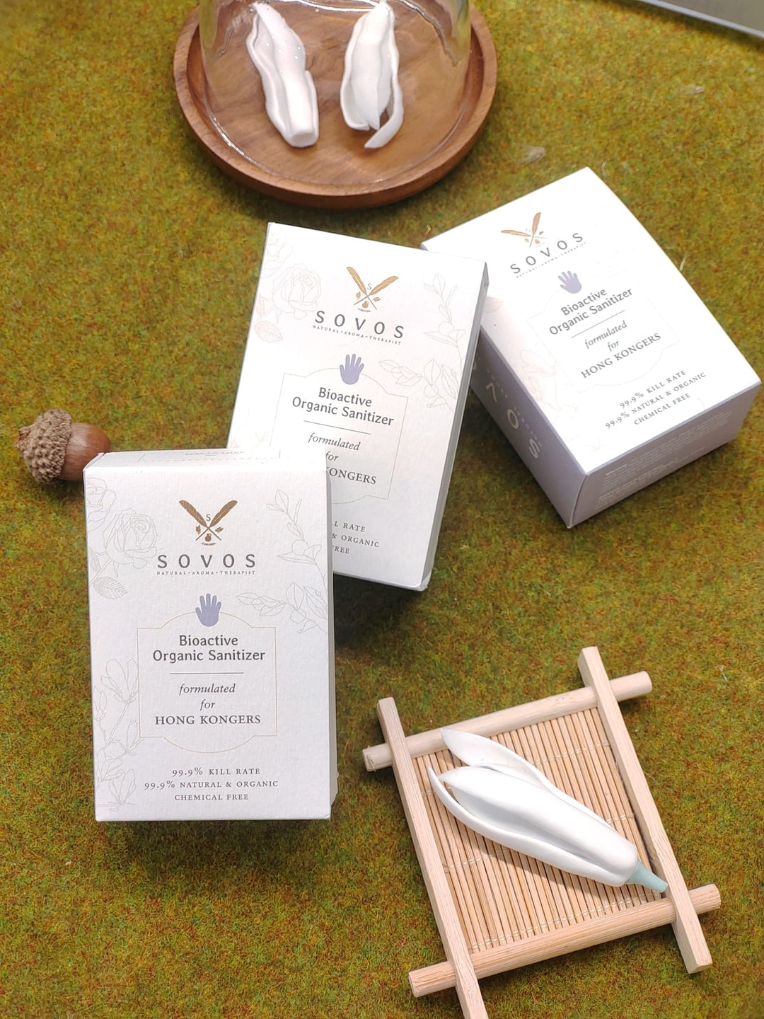 Organic Sanitiser Spray & Refill - Magnolia | Sovos - Wake Concept Store