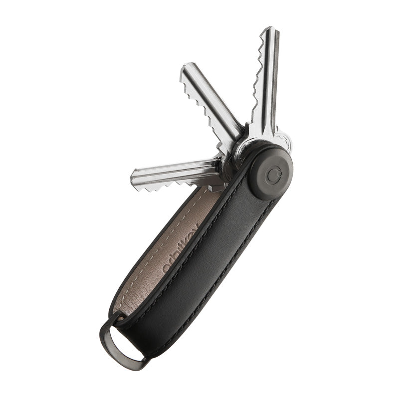 Key Organiser Leather, Black/Black | Orbitkey - Wake Concept Store