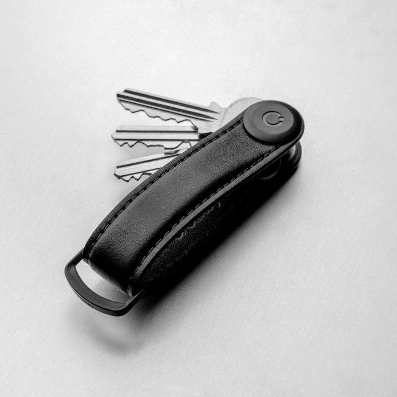 Key Organiser Leather, Black/Black | Orbitkey - Wake Concept Store