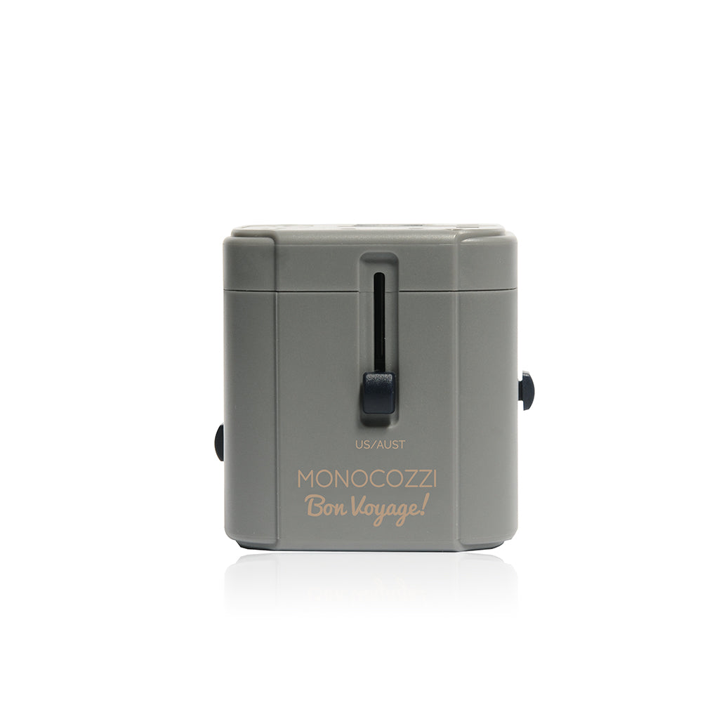 Bon Voyage Travel Adaptor with 4.5A Dual USB and USB-C connector | Monocozzi - Wake Concept Store