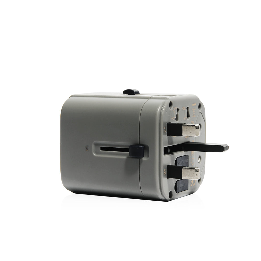 Bon Voyage Travel Adaptor with 4.5A Dual USB and USB-C connector | Monocozzi - Wake Concept Store