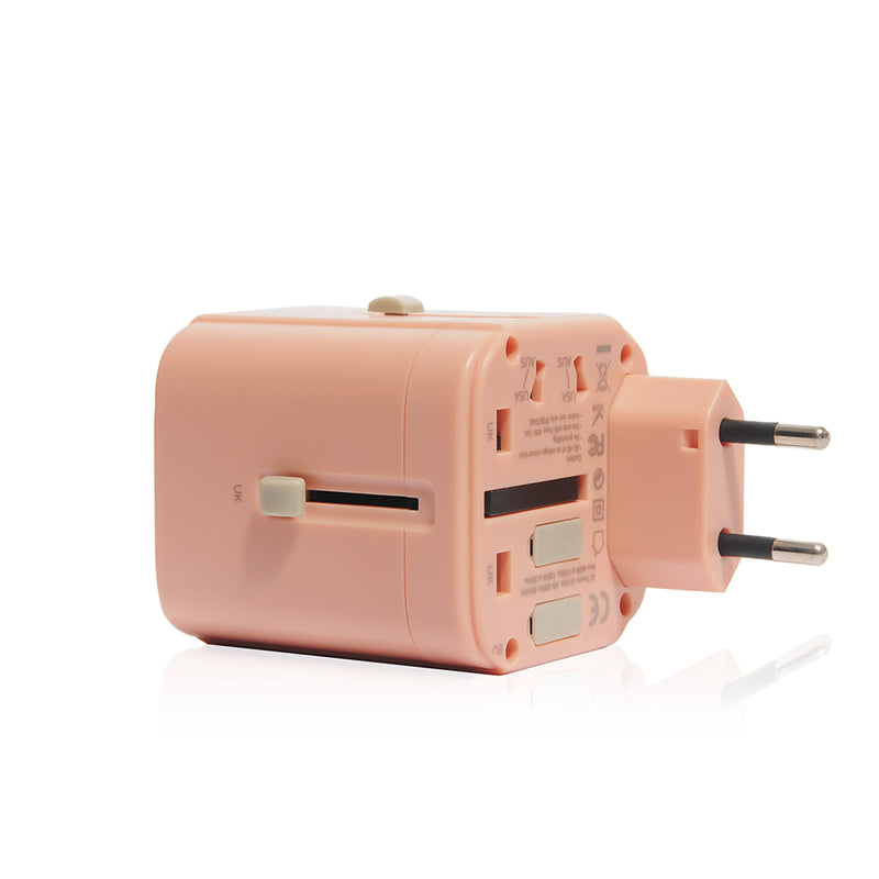 Bon Voyage Travel Adaptor with 4.5A Dual USB and USB-C connector | Monocozzi - Wake Concept Store