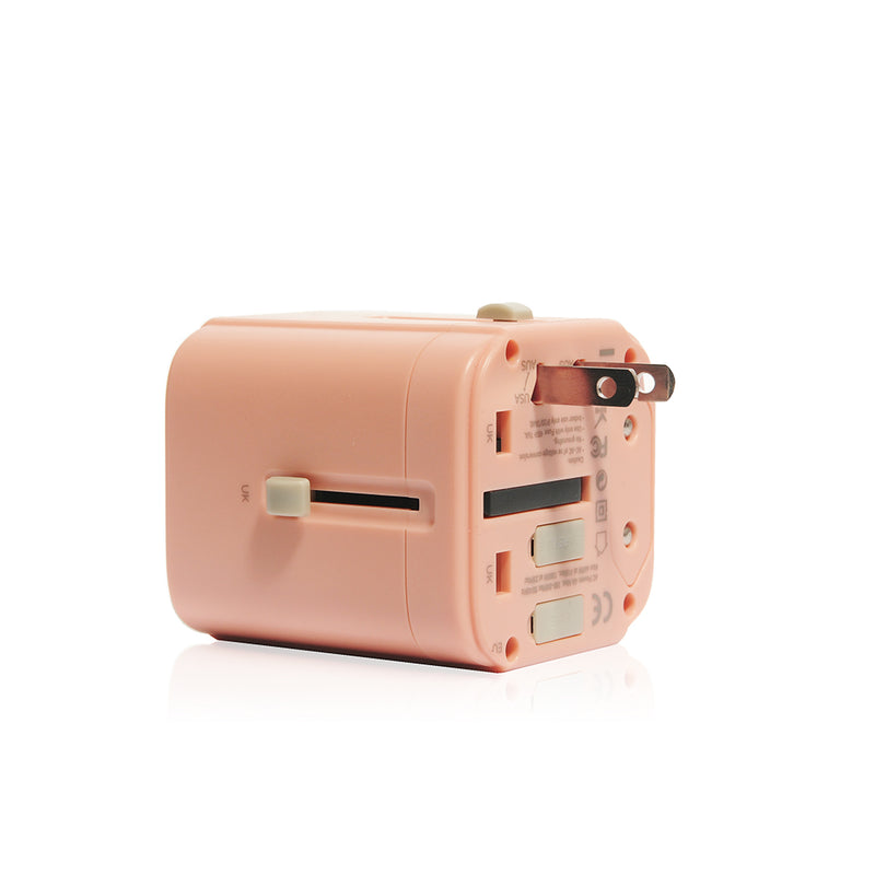 Bon Voyage Travel Adaptor with 4.5A Dual USB and USB-C connector | Monocozzi - Wake Concept Store