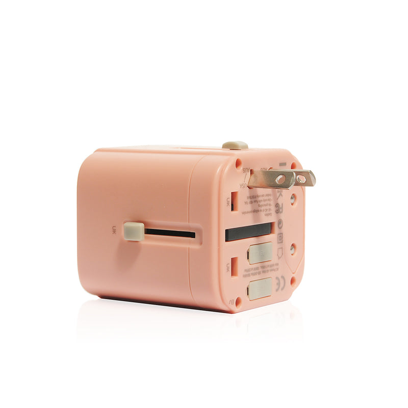 Bon Voyage Travel Adaptor with 4.5A Dual USB and USB-C connector | Monocozzi - Wake Concept Store
