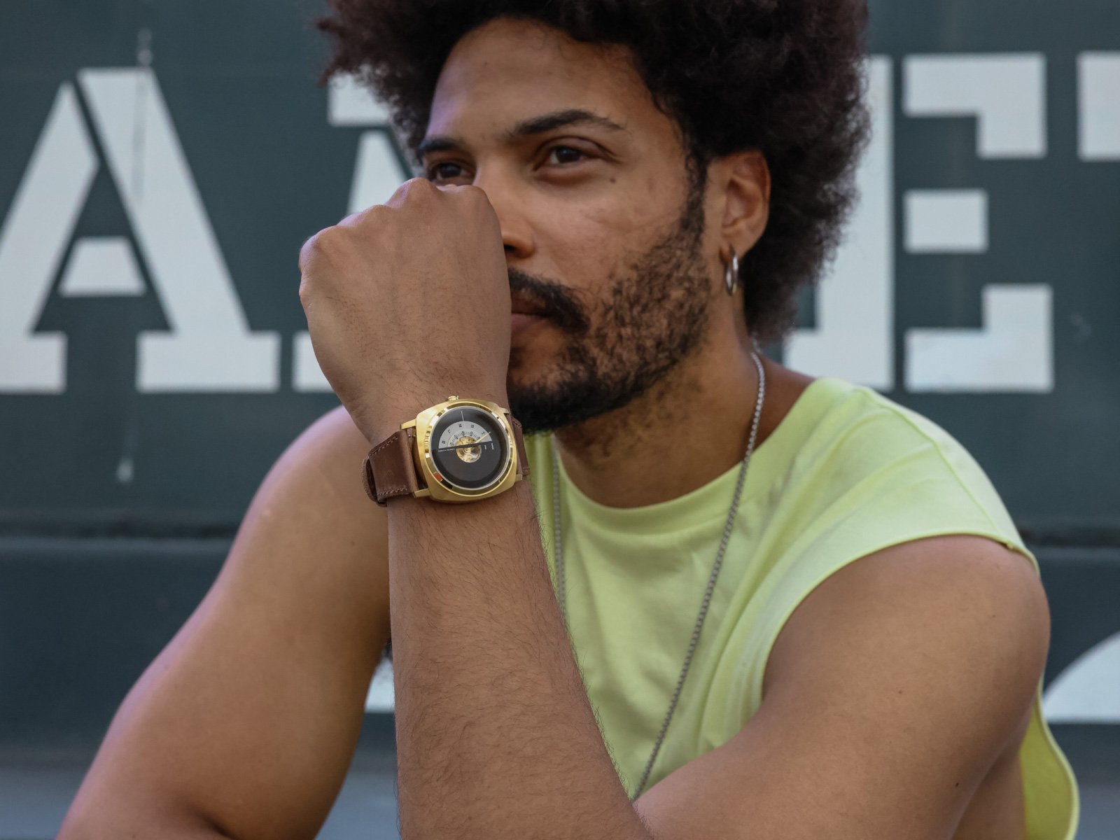 Mask Player Automatic, Pyrite Gold | TACS - Wake Concept Store