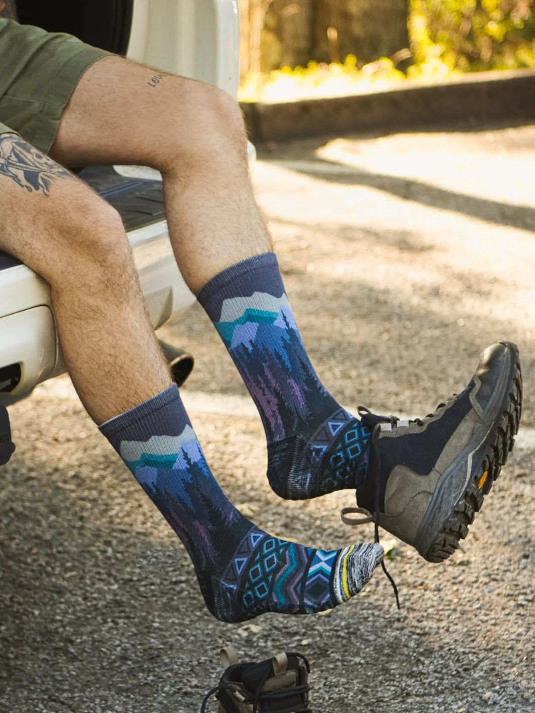 Forest-Purple Eco-Cafe Socks | Aprime - Wake Concept Store