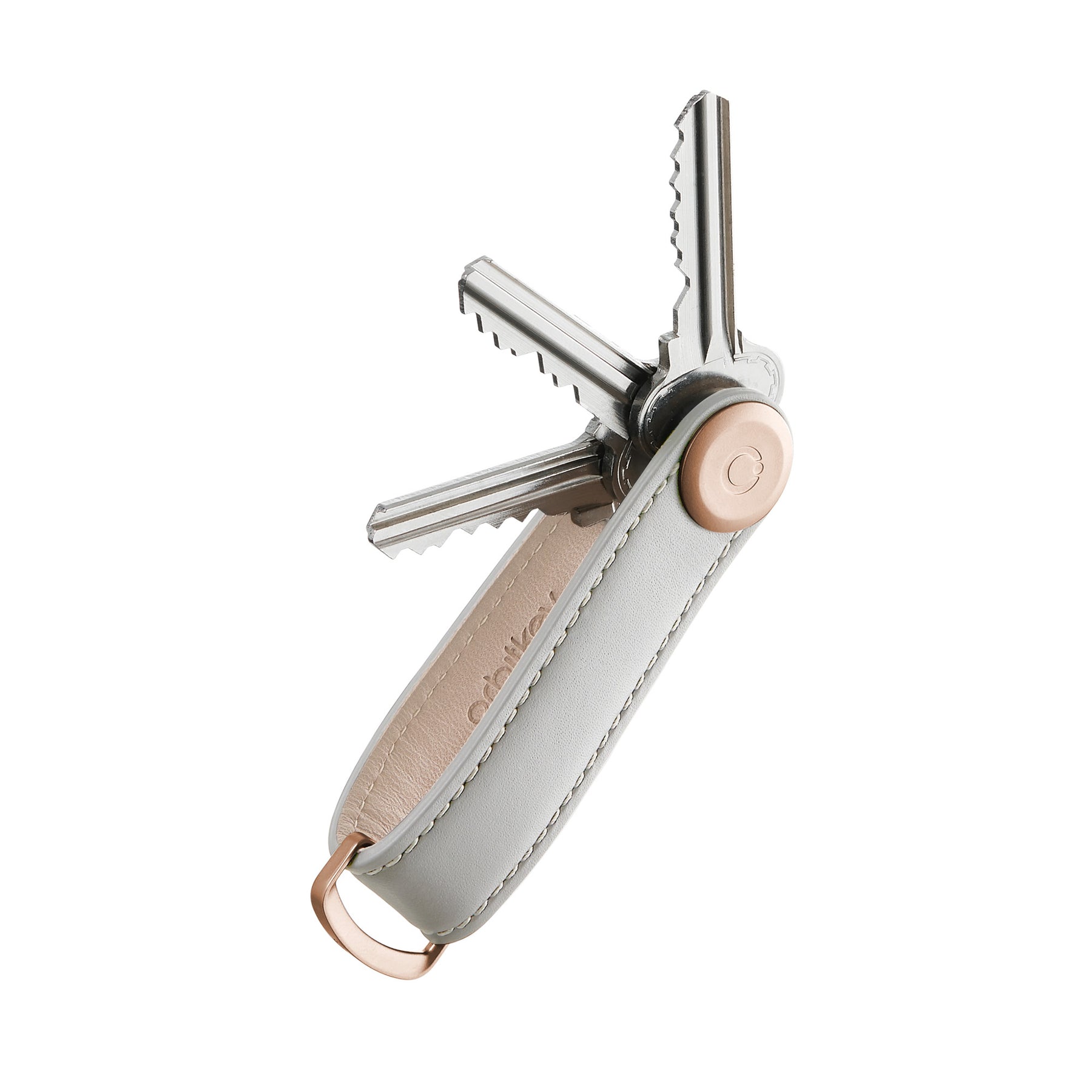 Key Organiser Leather, Stone Grey | Orbitkey - Wake Concept Store