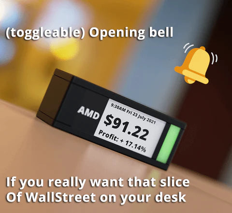 Physical Real-time Stock Ticker Display | TickrMeter - Wake Concept Store