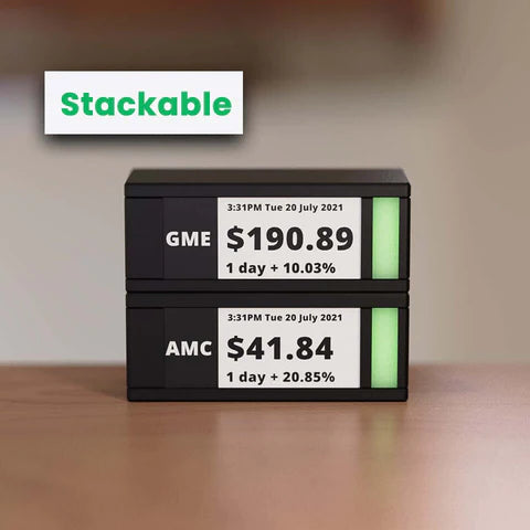 Physical Real-time Stock Ticker Display | TickrMeter - Wake Concept Store